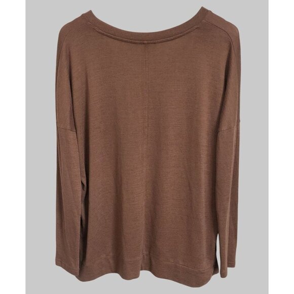 Banana Republic Luxespun Top Womens M Long Sleeve Minimalist Capsule Wardrobe - Picture 2 of 5